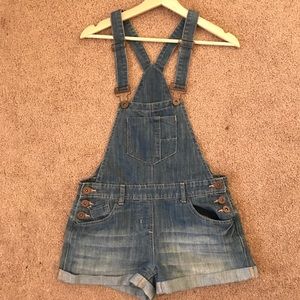 Overall Shorts